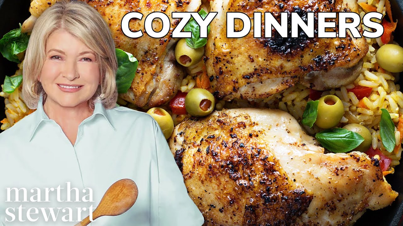 Martha Stewart’s Top Cozy Dinner Recipes: Arroz Con Pollo, Veal Stew & Pho 🍲