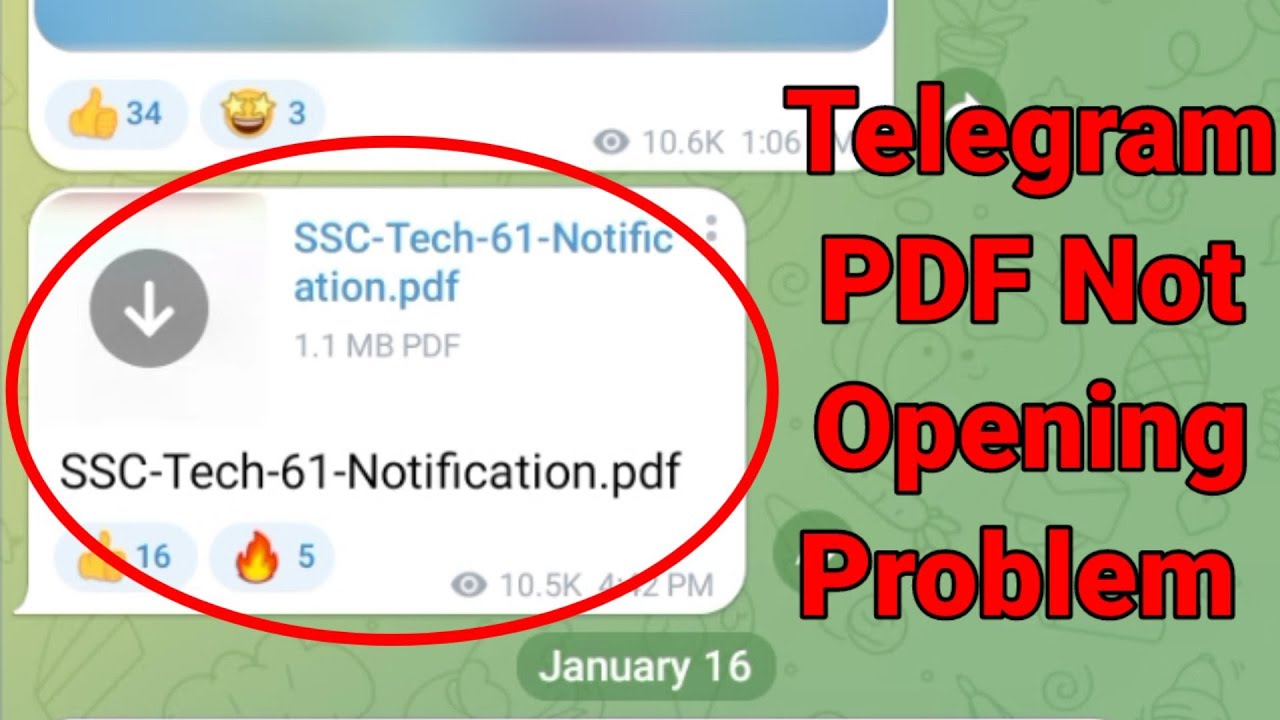Fix Telegram PDF Download & Opening Issues 📄
