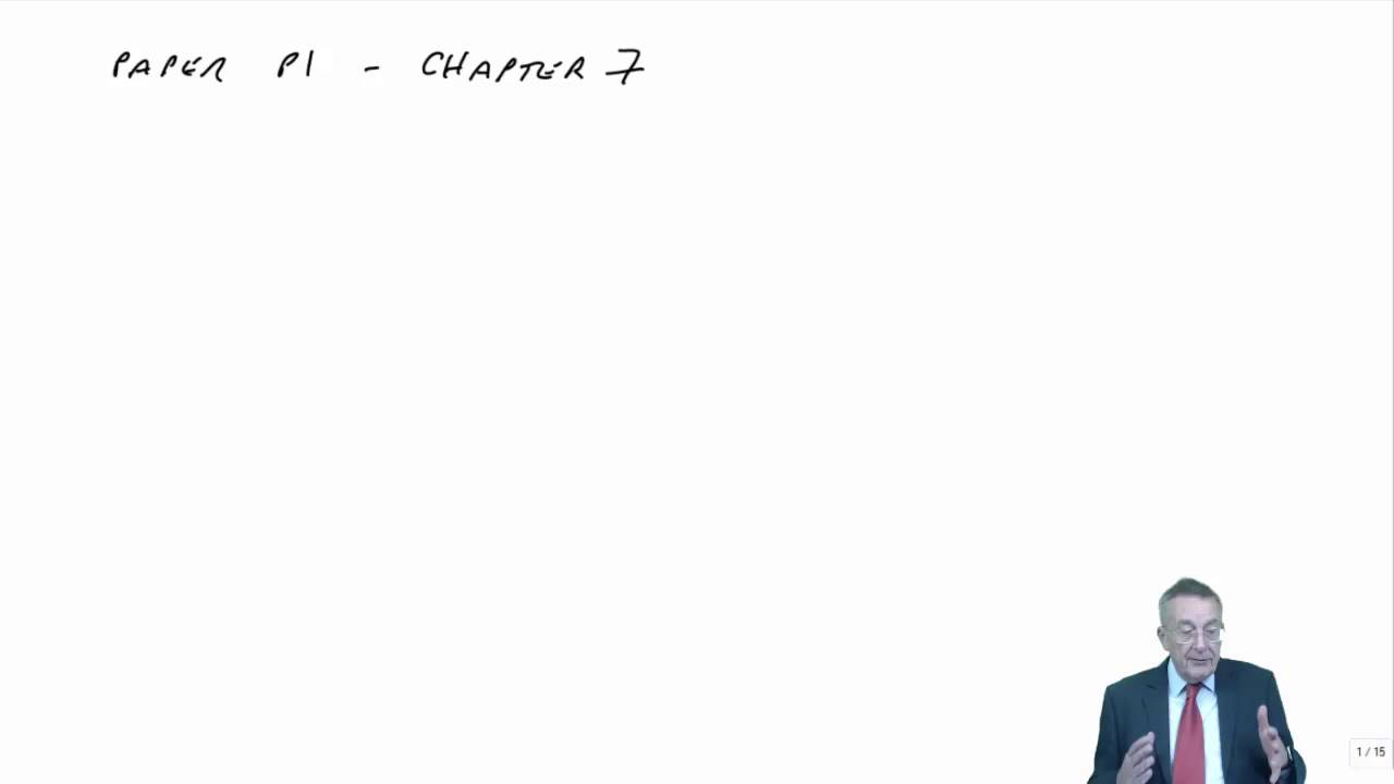 CIMA P1 Standard Costing