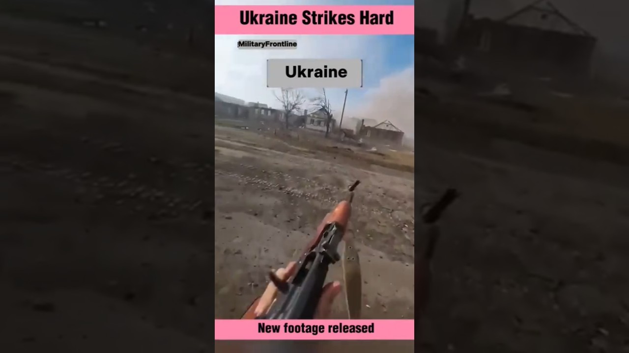 Ukrainian Soldiers Engage in Frontline Combat – Intense POV Footage
