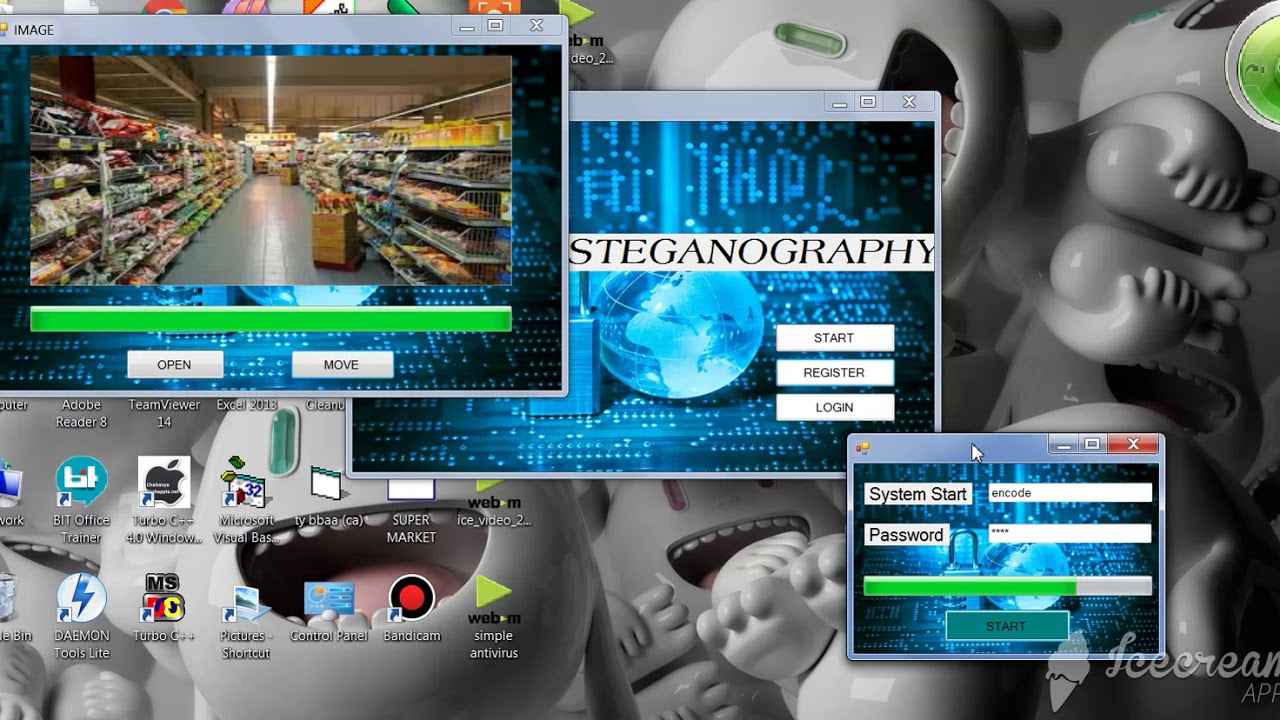 Learn IMAGE STEGANOGRAPHY with Visual Basic 2010 Express – BCA & MCA Projects 📸