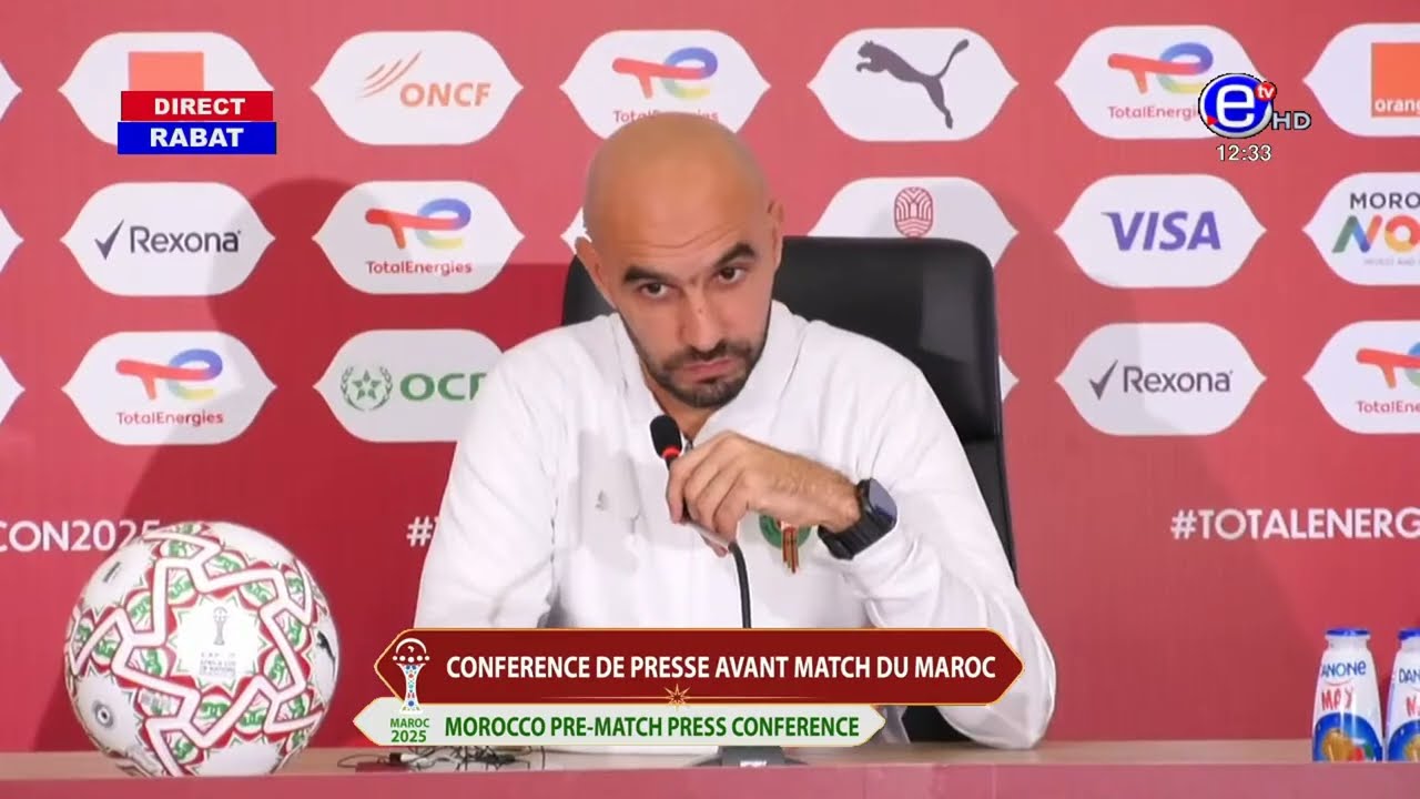 CAN Maroc 2025: Pré-Match Presse du 8 Janvier 2026