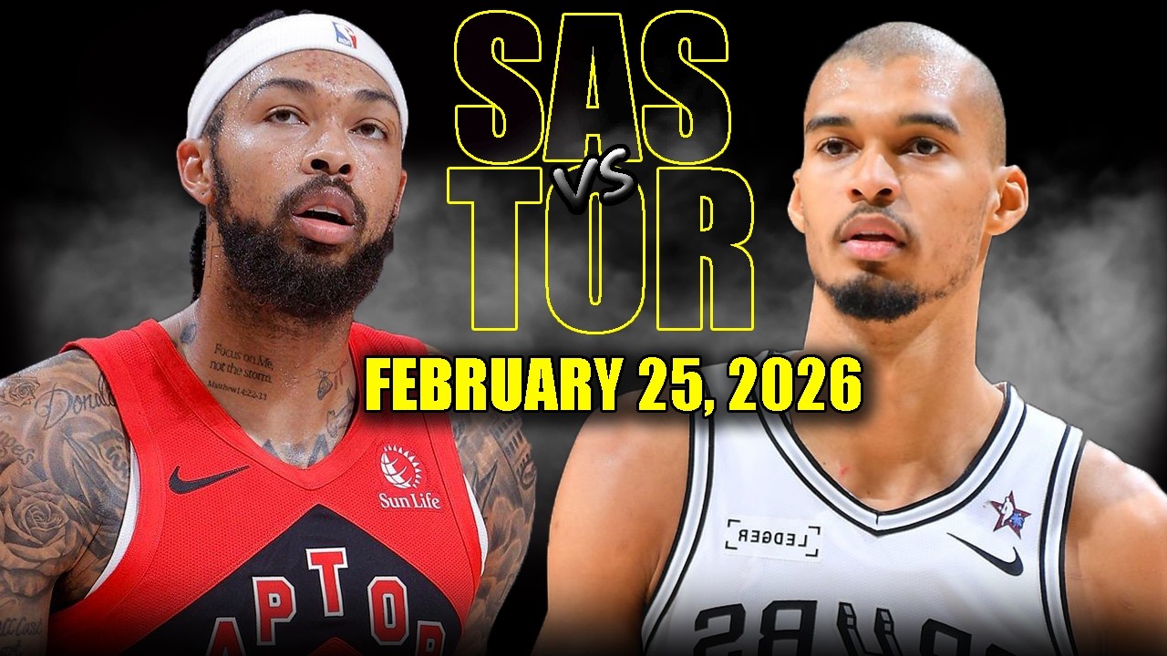 San Antonio Spurs vs Toronto Raptors Full Game Highlights – February 25, 2026 | NBA Season