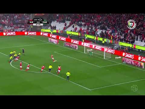 Benfica (4)-0 Marítimo (Liga 25ª J): Golo de Jonas (g.p.)
