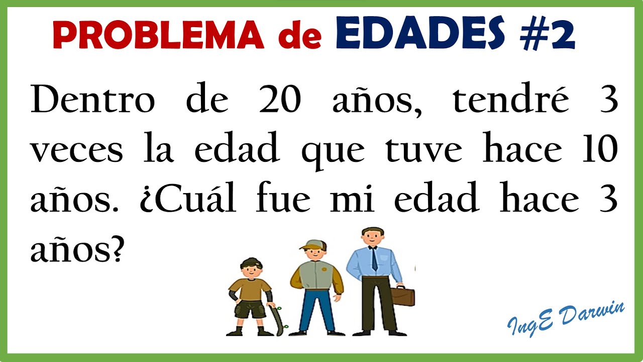 Problema de Edades: Resolviendo Ecuaciones de Primer Grado
