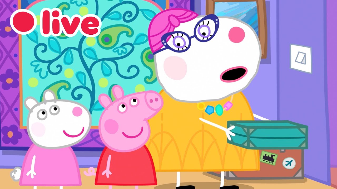 🔴 LIVE: Funny Adventures With Peppa Pig 🤣✨ Cute Kids Cartoons 🐷 Back to Back FULL HD Episodes