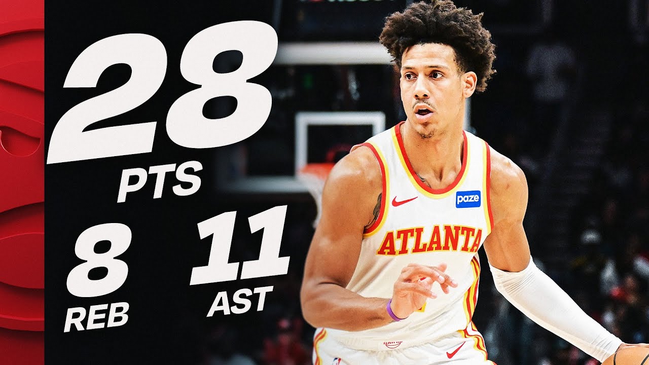 Jalen Johnson Sets Hawks Record with 25+ PTS & 10+ AST 🏀