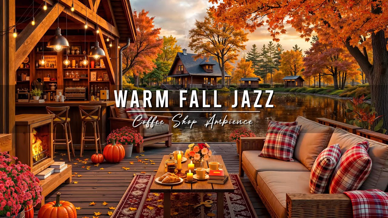 Relaxing Fall Morning Jazz ☕ Cozy Coffee Shop Vibes & Smooth Instrumentals