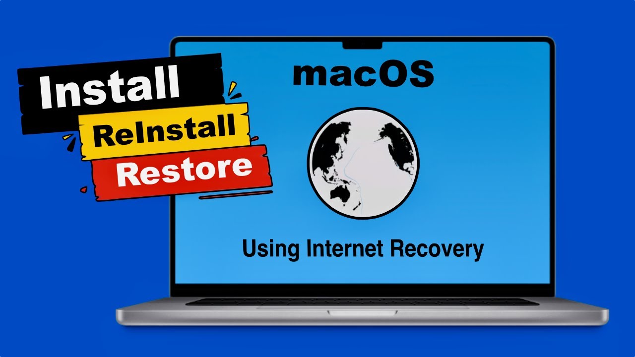 How to install, Reinstall or Restore macOS using internet recovery | 3 Easy ways | 2025