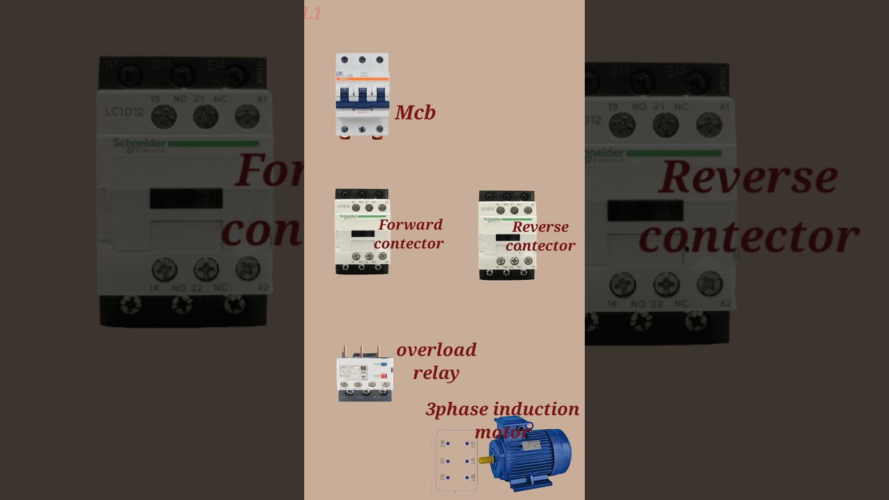 Reverse & Forward Motor Control Wiring Diagram βοΈ