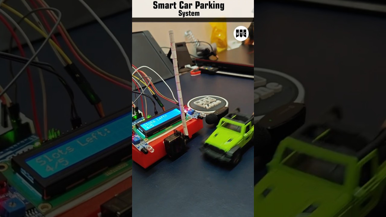 DIY Smart Parking System with IR Sensor & Servo 🚗
