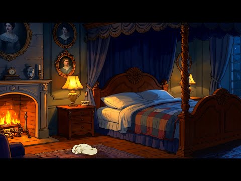 1920s oldies playing in another room in a midnight manor | vintage music for relaxing, sleeping