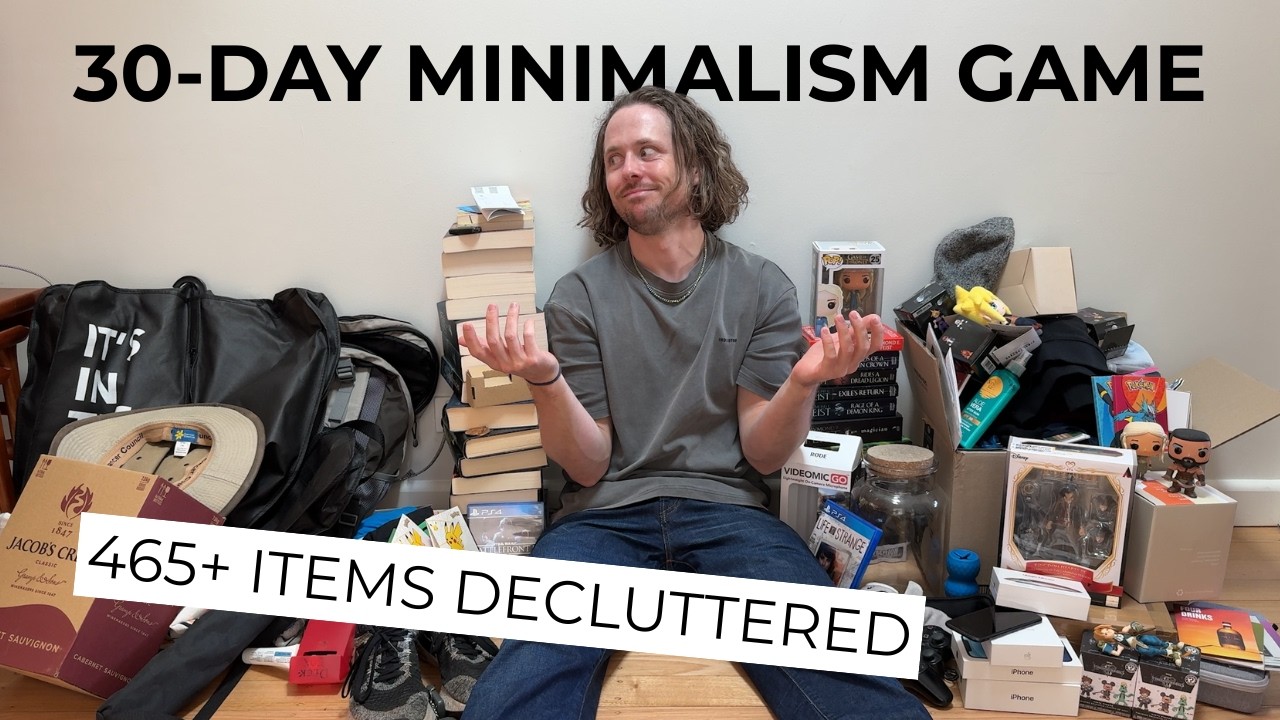 465+ Items Decluttered in 30-Day Minimalism Challenge 🧹