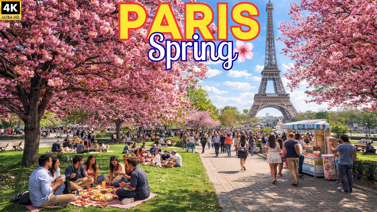Paris in Bloom: Walk by Eiffel Tower & Champs-Élysées 🌸