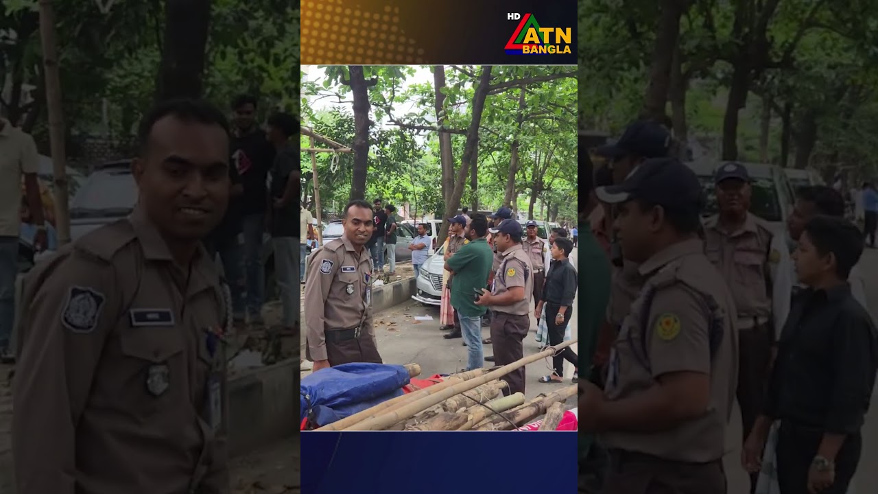 ফুটপাতের দোকানপাট উচ্ছেদ অভিযান 🚧