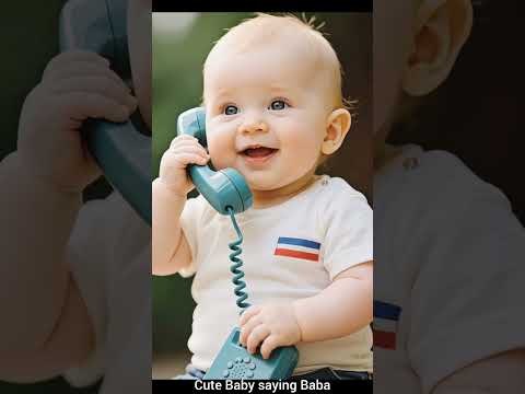 Cute Baby saying Baba #cute #funnybaby #youtubeshorts #baba