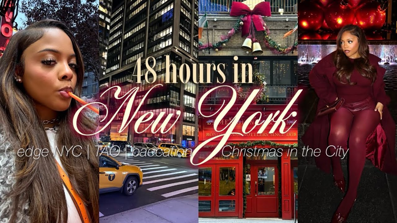 48 Hours in NYC: Christmas, EDGE & More 🎄