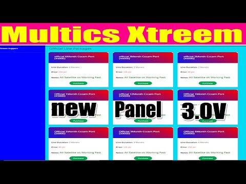 Multics Xtreem Panel New 3 0V  2020 full channel open