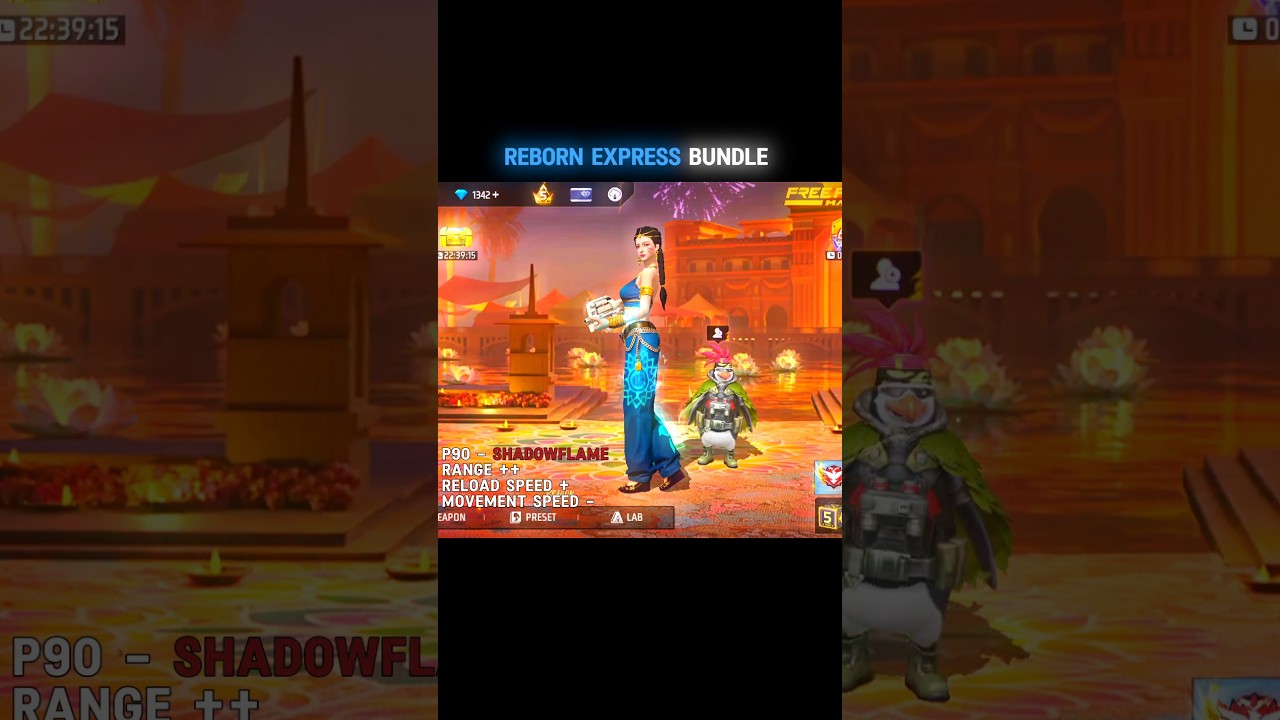 Reborn Express Bundle & P90 Shadowflame Skin 🎮