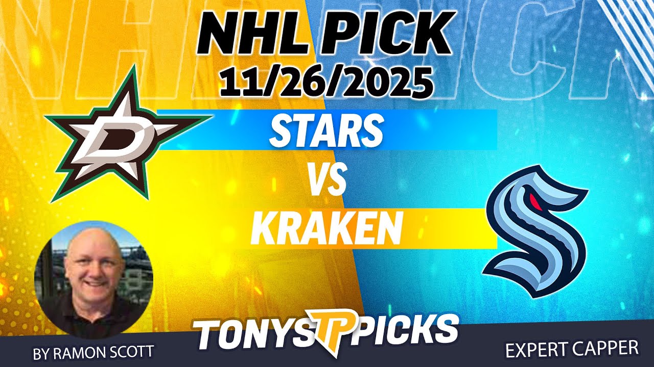 Stars vs. Kraken NHL Odds & Picks | 11/26/25 ๐