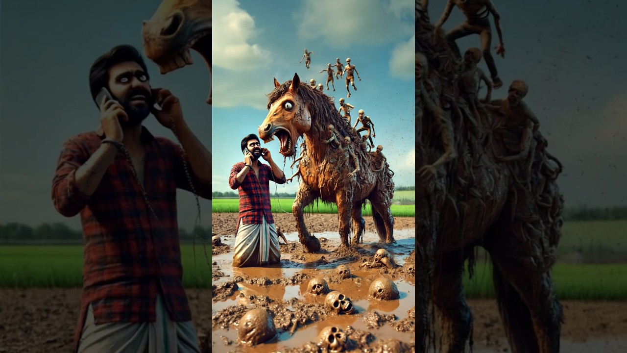 Epic Rescue: Horse Surrounded by Zombies Saved by Brave Farmers 🐴