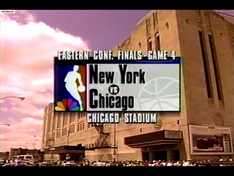 Knicks @ Bulls 1993 ECF Game 4 Jordan 54 Pts (NBA On NBC)