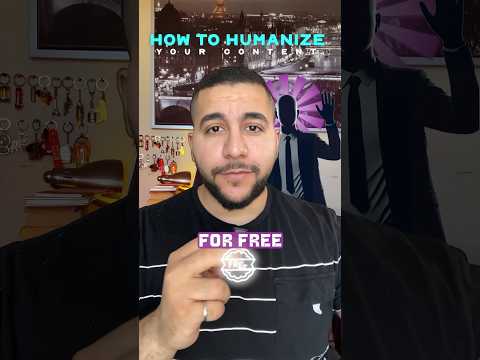 How to Humanize AI Content for Free?