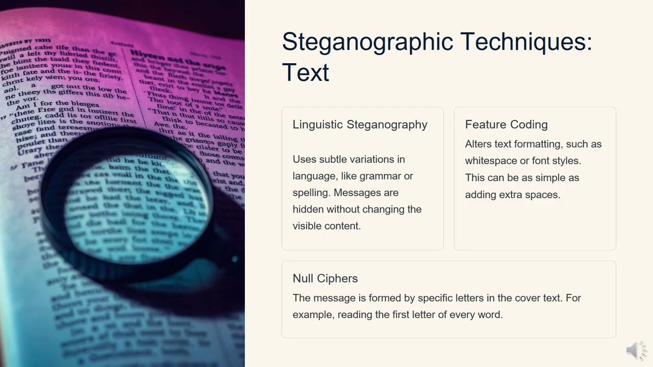 Mastering Steganography: Advanced Techniques in Cryptography & Network Security π