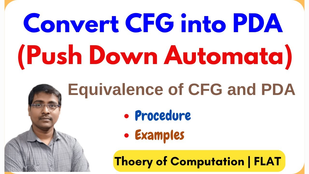 CFG to PDA Conversion & Equivalence 🔄