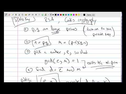 Number Theory: Public Key Cryptography
