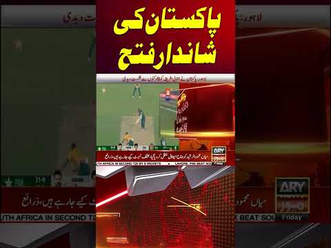 Pakistan humble South Africa in second T20I to level series #pakvssa #pakistan #southafrica #shorts