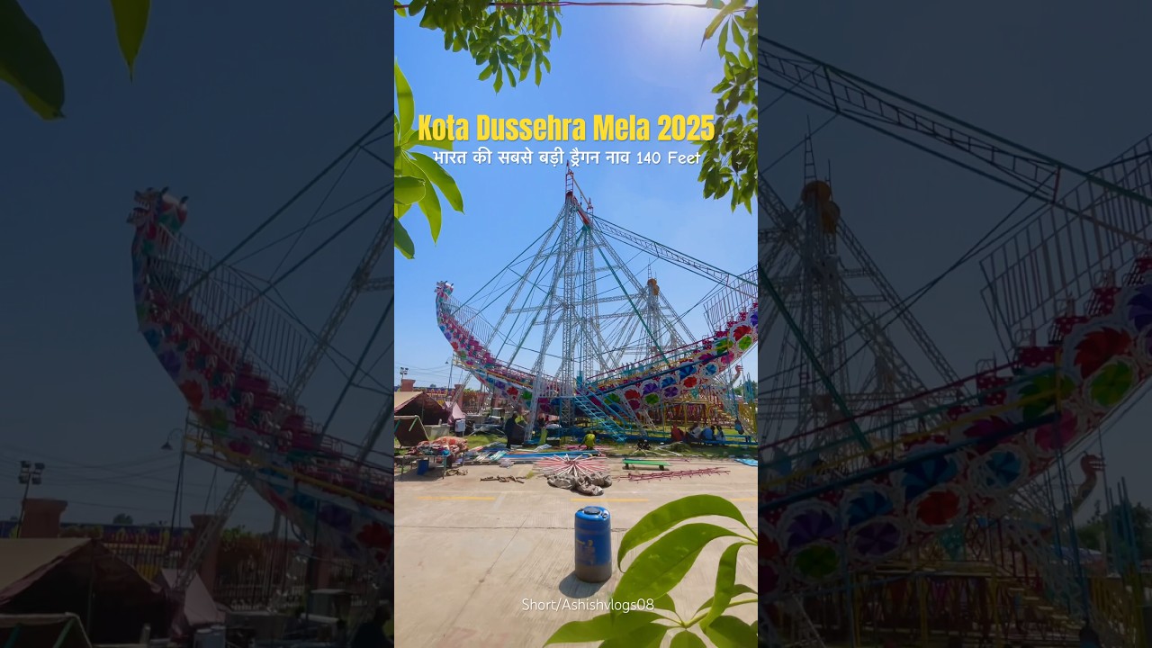 Kota Dussehra Mela 2025 🎉: Largest Ravan & Jhula Market