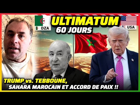 TRUMP vs. TEBBOUNE : 60 Jours .. Pour Reconnaitre le Sahara Marocain !! #maroc #algerie #usa #trump