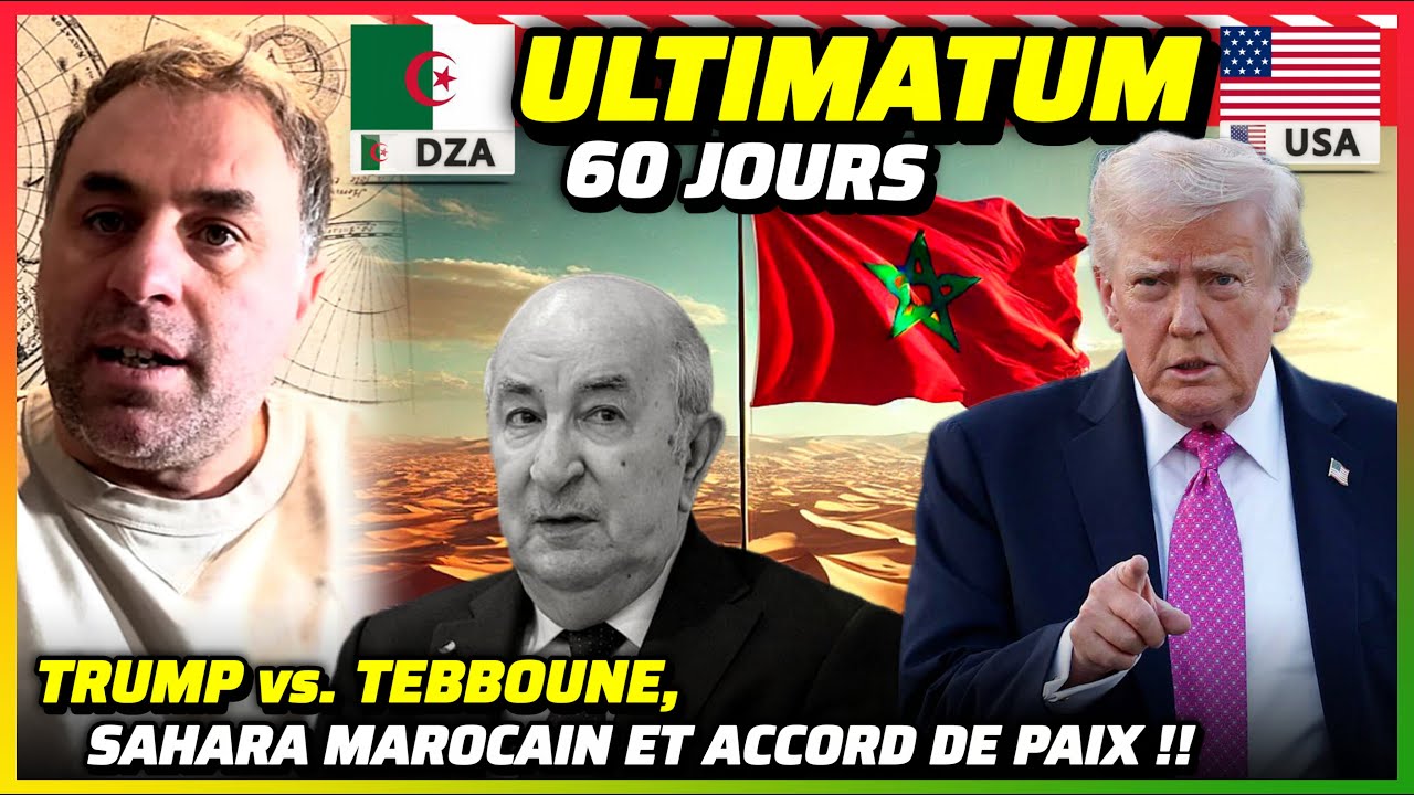 Trump vs. Tebboune: 60 Days to Recognize the Moroccan Sahara 🇲🇦