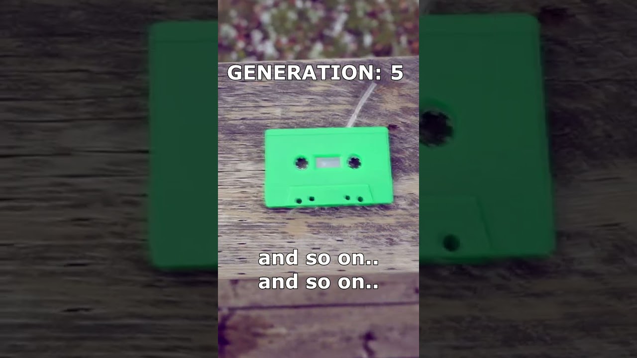 Watch an Extreme Case of Cassette Tape 'Generation Loss' 🎶