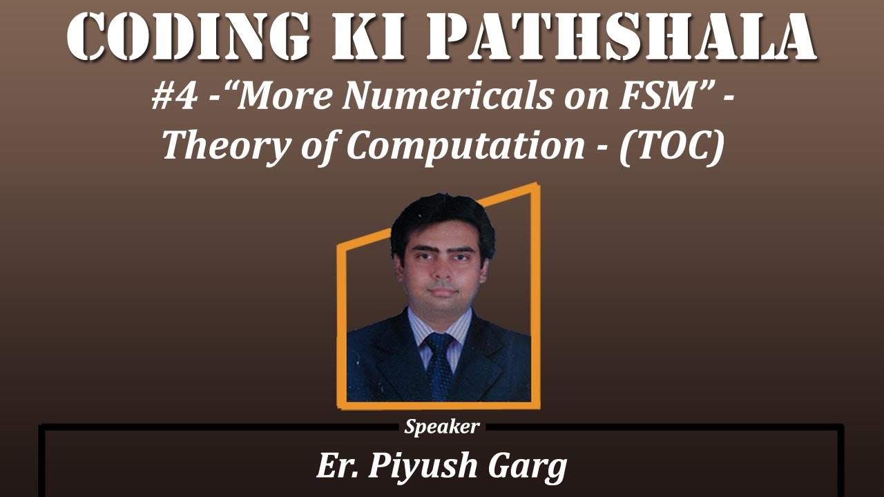 FSM Numerical Questions | Theory of Computation Hindi