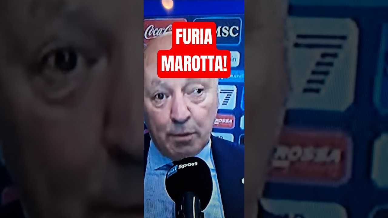 Marotta Furioso con Arbitro e Guardalinee ⚽️