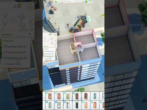 How to turn the massive penthouses into smaller apartments in the Sims