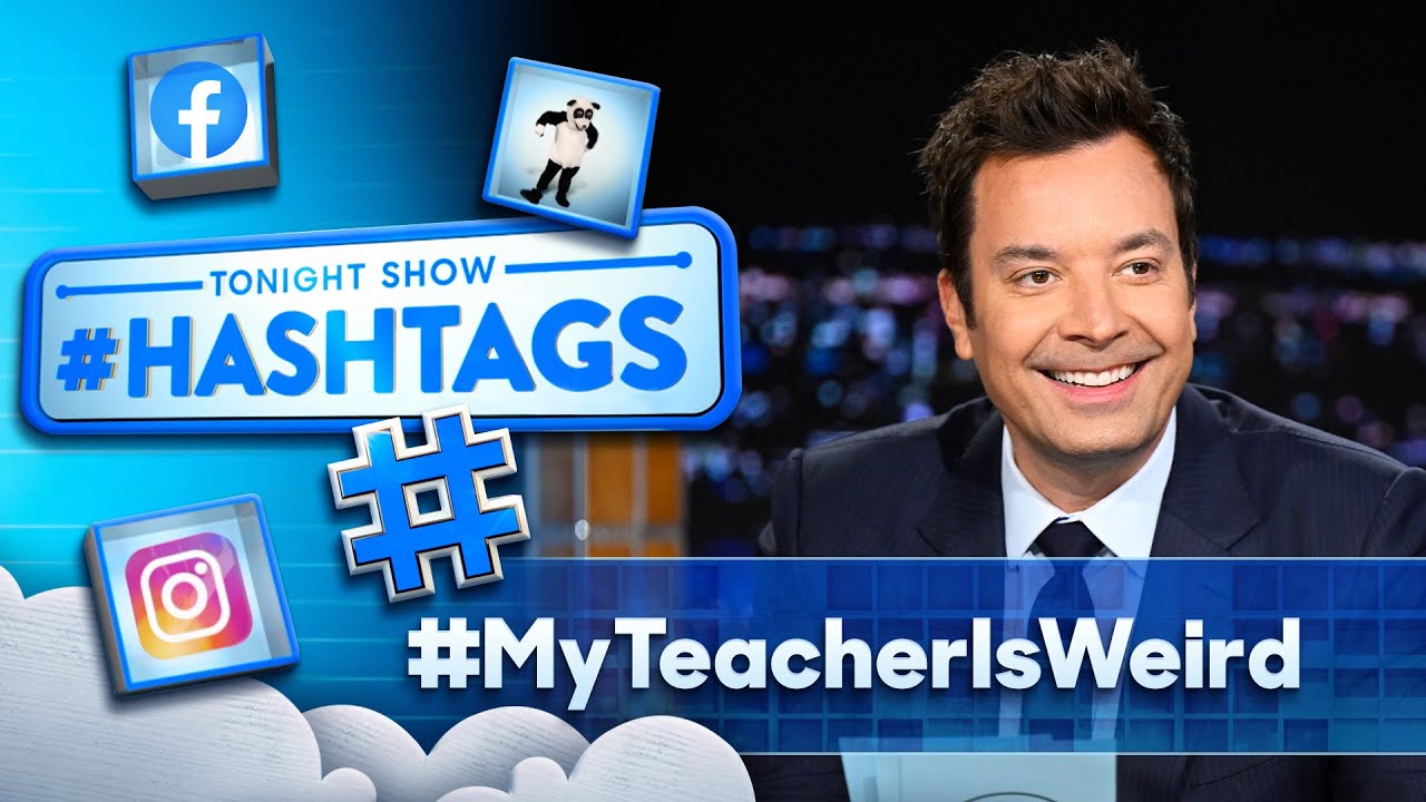 Jimmy Fallon Shares Hilarious #MyTeacherIsWeird Posts on The Tonight Show π