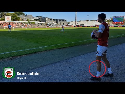 Robert Undheim - Bryne FK. Norges minste leggskinn?