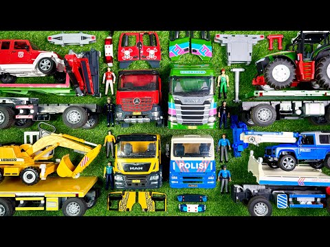 Merakit Mainan Mobil Truk Derek Rusak