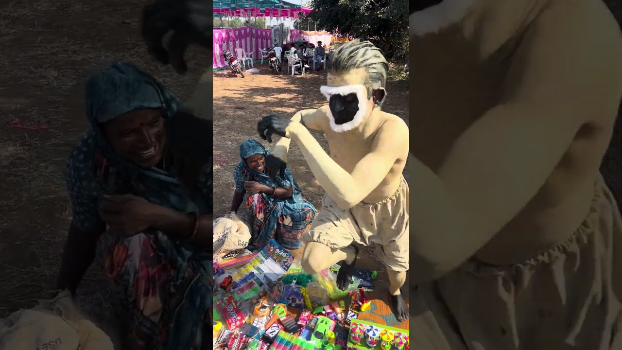 Hilarious Monkey Comedy with Jackywadhavani at a Wedding 🎉