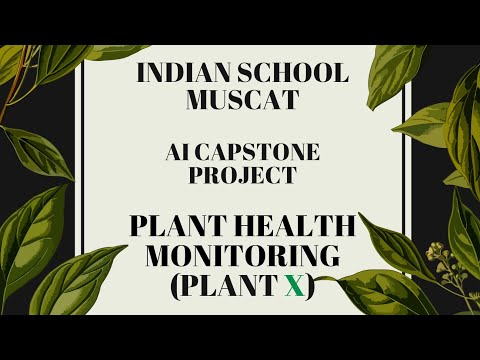 AI-based Plant Health Monitoring System | AI Capstone Project