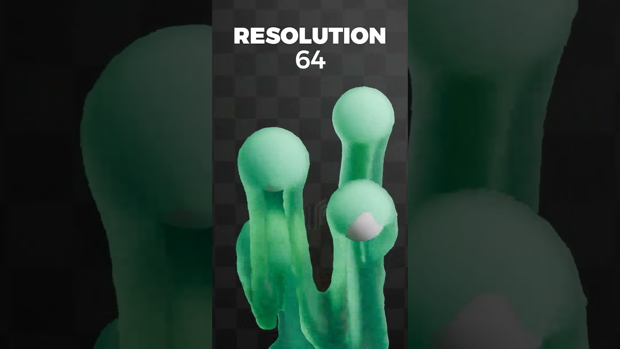 Satisfying Fluid Simulation Viscosity and Resolution Test in Blender