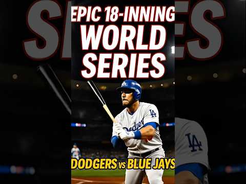 18 Innings of Madness! Dodgers Edge Blue Jays in Historic World Series Marathon
