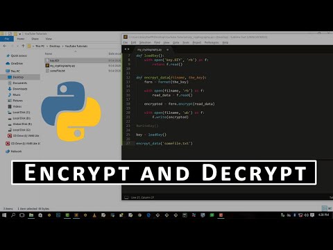 How to Encrypt and Decrypt Data Using Python | Beginner Tutorial