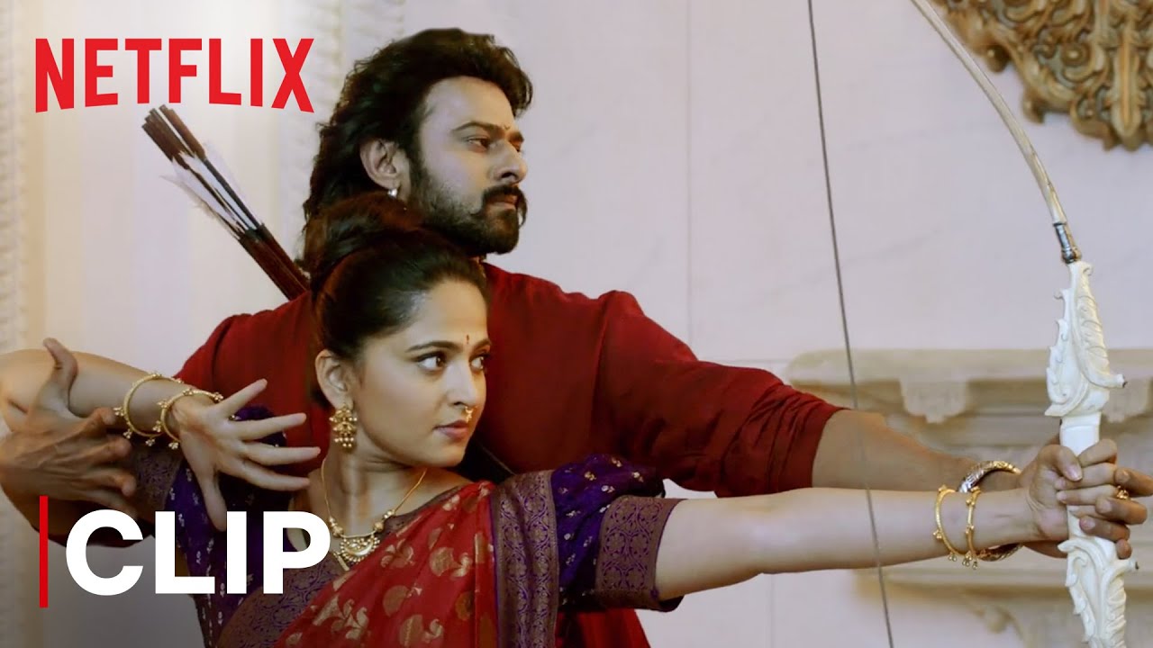 Baahubali & Devasena Arrow Fight Scene | Netflix