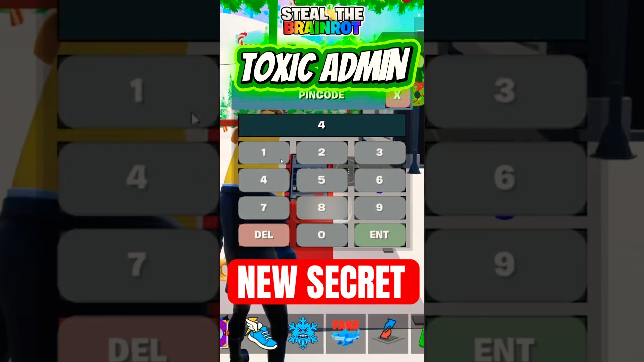 NEW *BEST* TOXIC EVENT ADMIN SECRET CODES FORTNITE STEAL THE BRAINROT