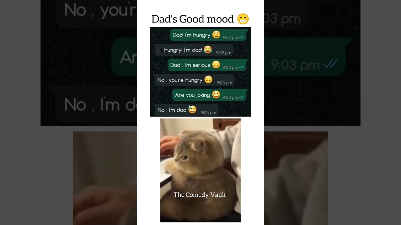 Daddy's Good Mood 😊 | Funny Comedy Sketches