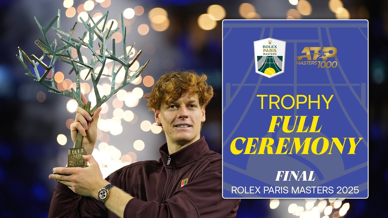 Watch the Exciting Full Trophy Ceremony at Rolex Paris Masters 🏆